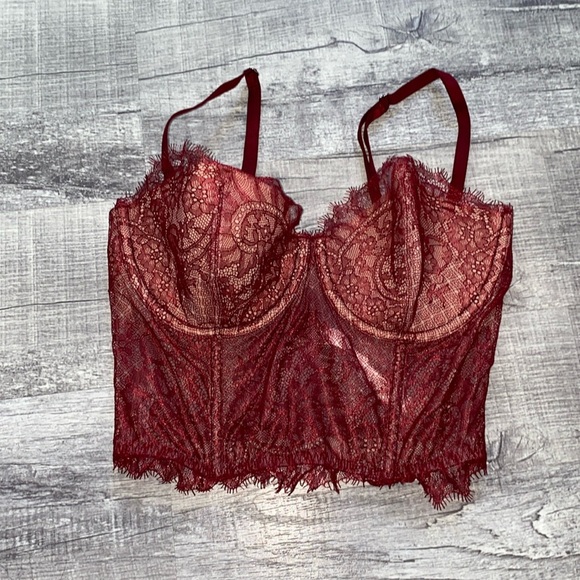 Victoria's Secret Dream Angels Chantilly Lace Mini Bustier - Picture 1 of 6